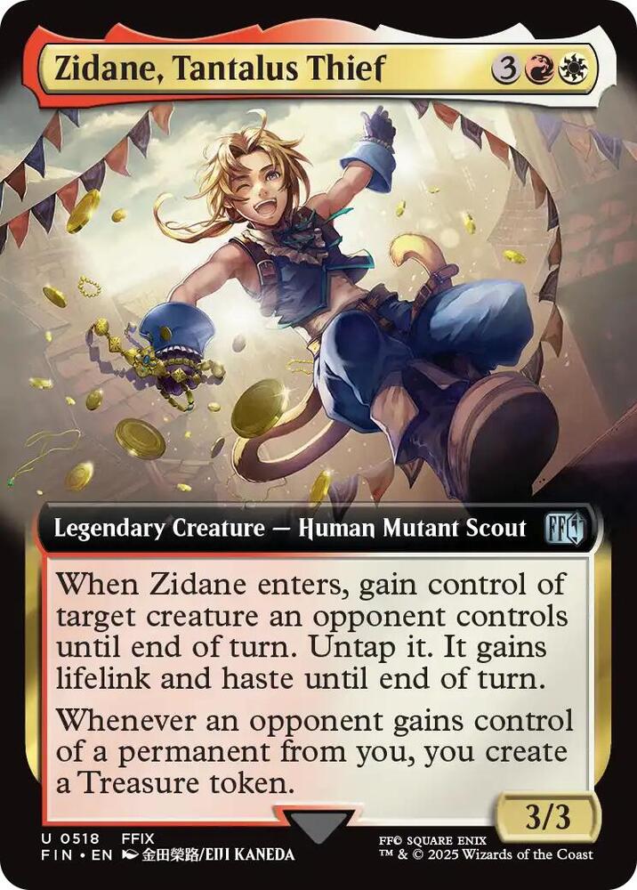 Zidane, Tantalus Thief 518 (FINAL FANTASY)  - Extended Art Foil | Good Games Morley