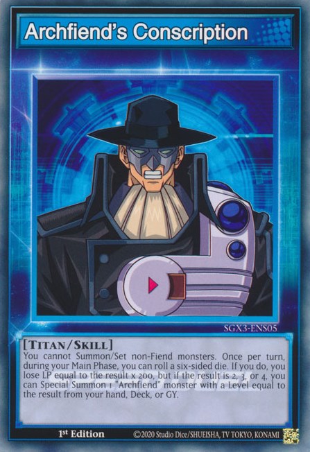 Archfiend's Conscription [SGX3-ENS05] Common | Good Games Morley
