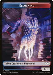 Elemental (09) // Dinosaur Double-Sided Token [March of the Machine Tokens] | Good Games Morley
