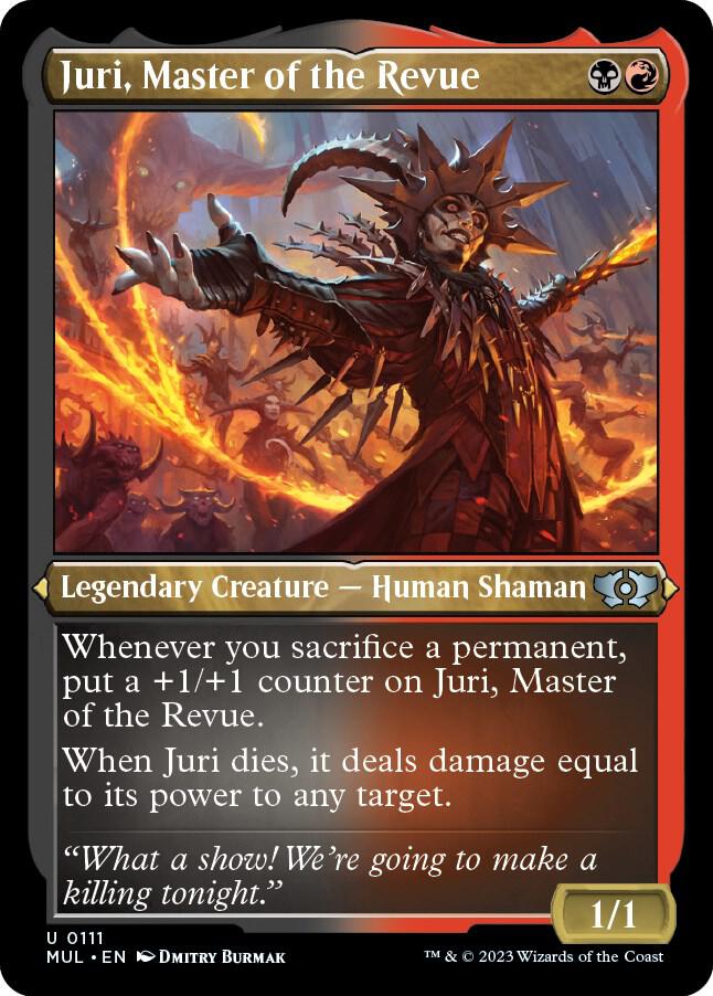 Juri, Master of the Revue 111/65 (March of the Machine: Multiverse Legends)  - Etched Foil | Good Games Morley