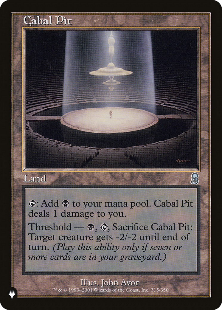 Cabal Pit [The List] | Good Games Morley