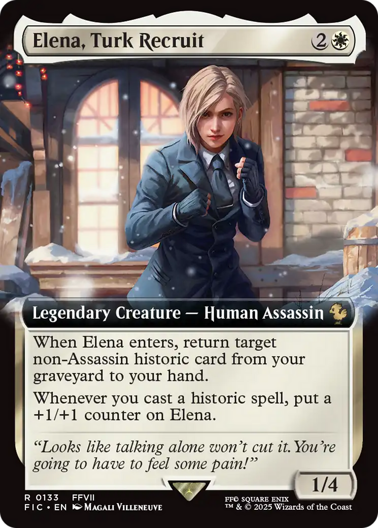 Elena, Turk Recruit (Extended Art) [FINAL FANTASY Commander] | Good Games Morley