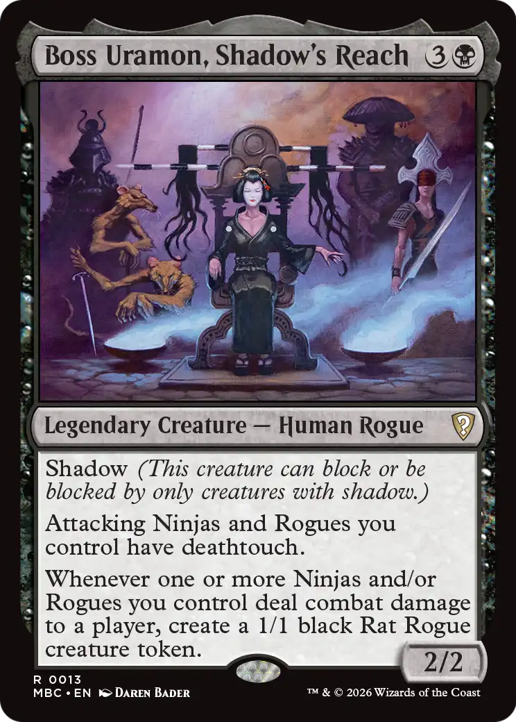 Boss Uramon, Shadow's Reach [Mystery Booster: Commander Edition] | Good Games Morley