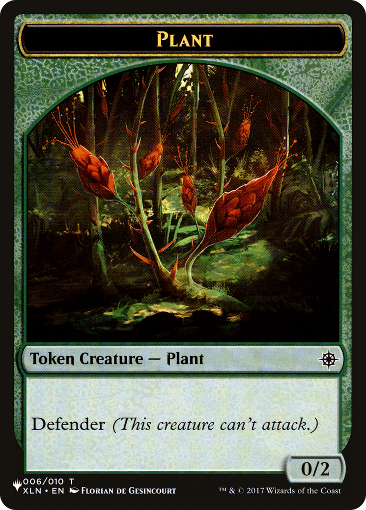 Food // Plant Double-Sided Token [The List] | Good Games Morley