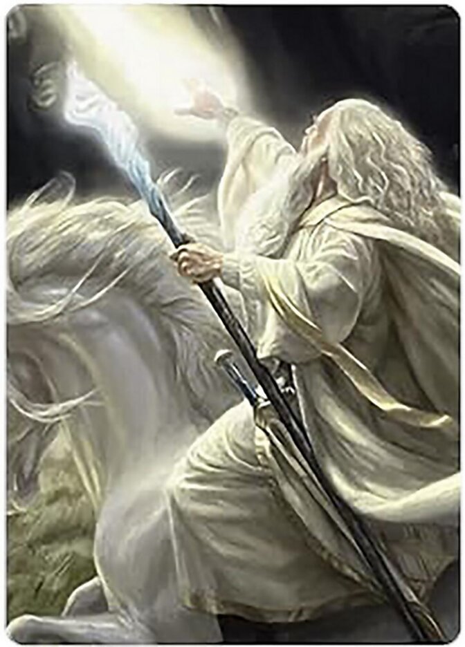Gandalf of the Secret Fire // Gandalf of the Secret Fire 17 (Art Series: Universes Beyond: The Lord of the Rings: Tales of Middle-earth)  | Good Games Morley