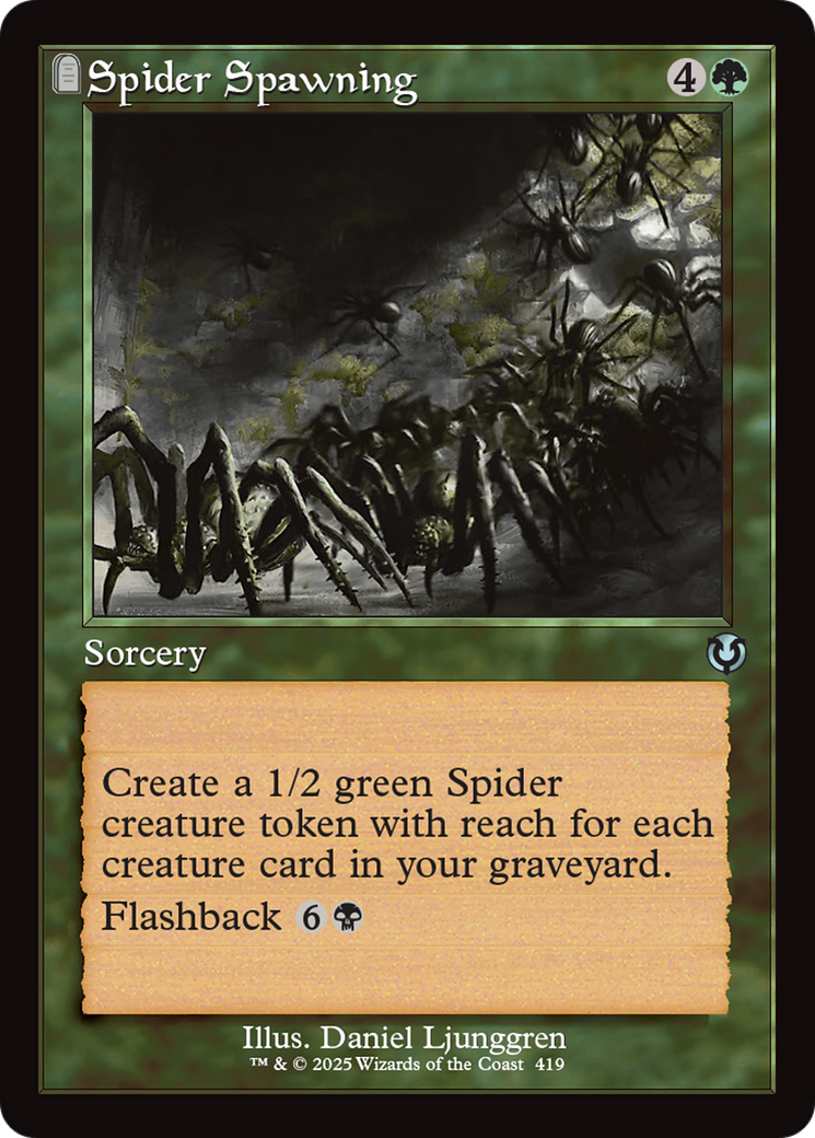 Spider Spawning (Retro Frame) [Innistrad Remastered] | Good Games Morley