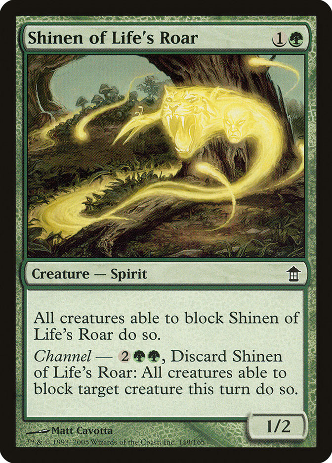 Shinen of Life's Roar [Saviors of Kamigawa] | Good Games Morley