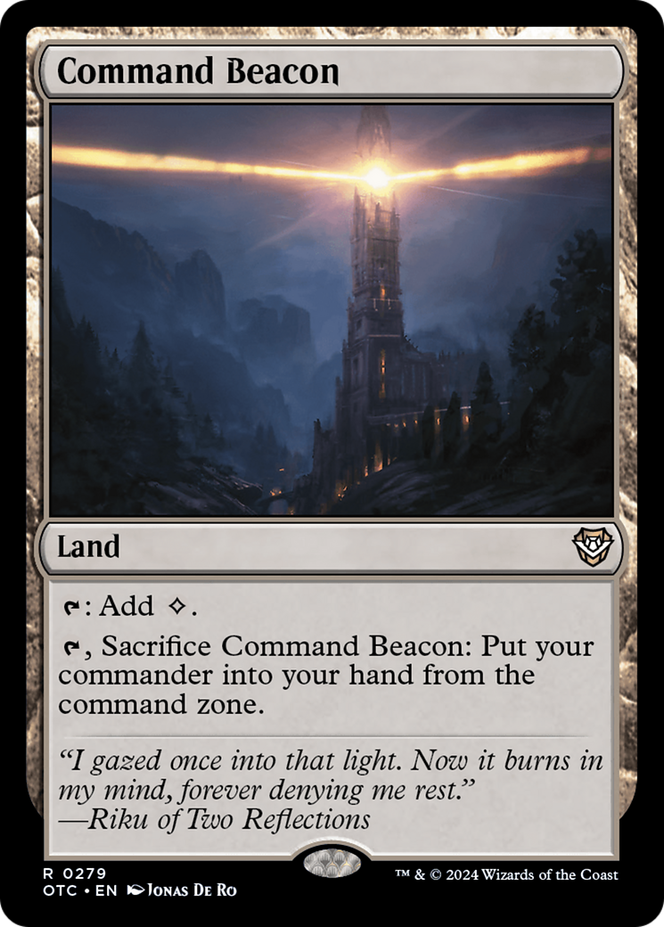Command Beacon [Outlaws of Thunder Junction Commander] | Good Games Morley
