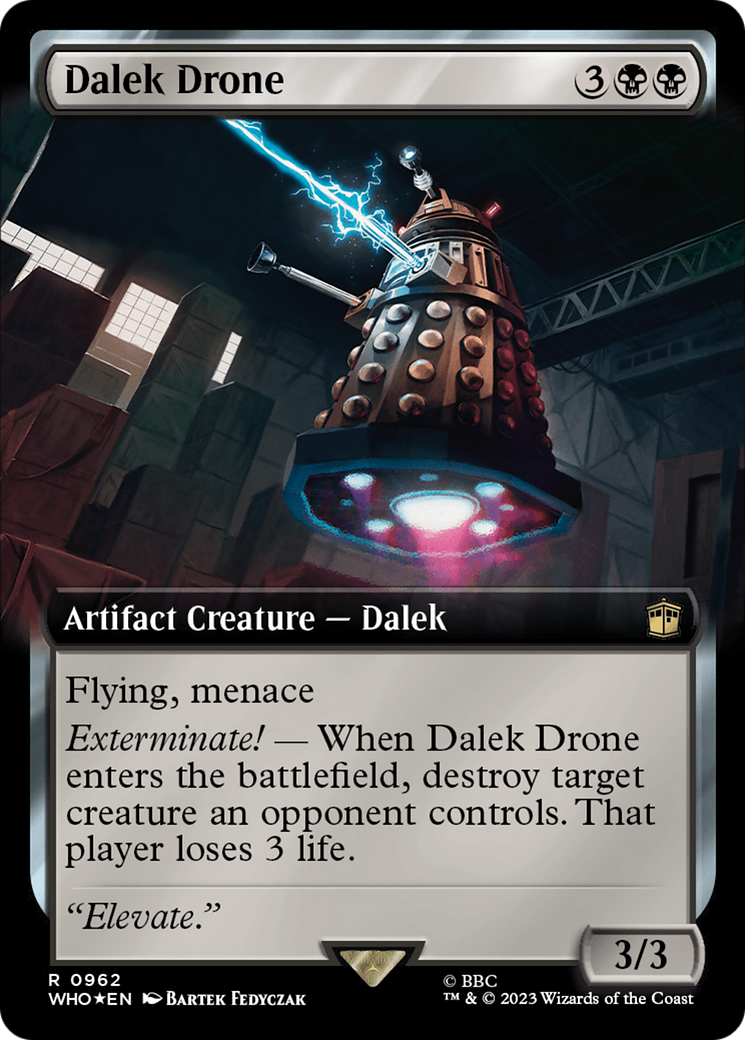 Dalek Drone (Extended Art) (Surge Foil) [Doctor Who] | Good Games Morley
