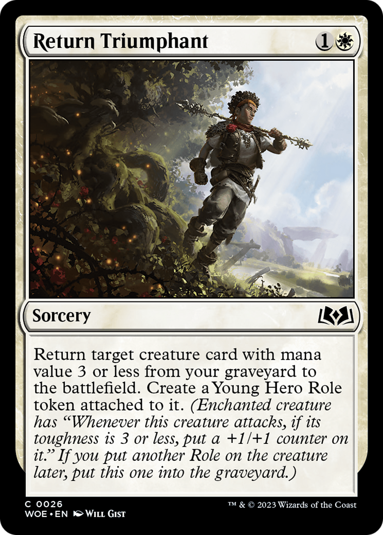 Return Triumphant [Wilds of Eldraine] | Good Games Morley