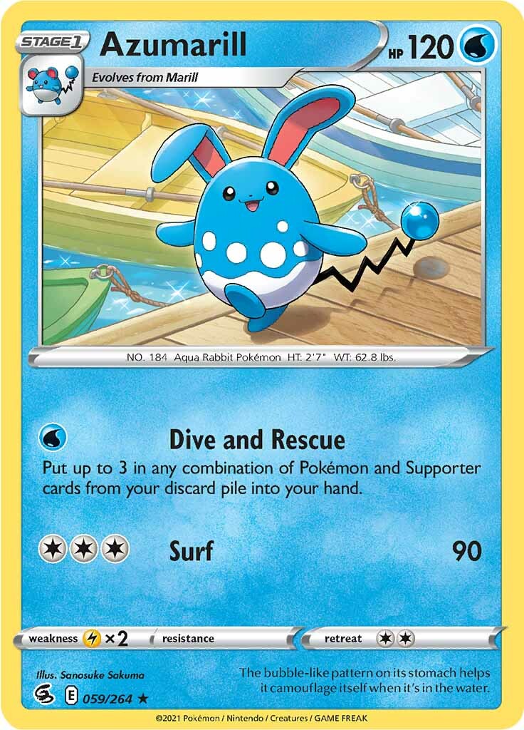 Azumarill (059/264) [Sword & Shield: Fusion Strike] | Good Games Morley
