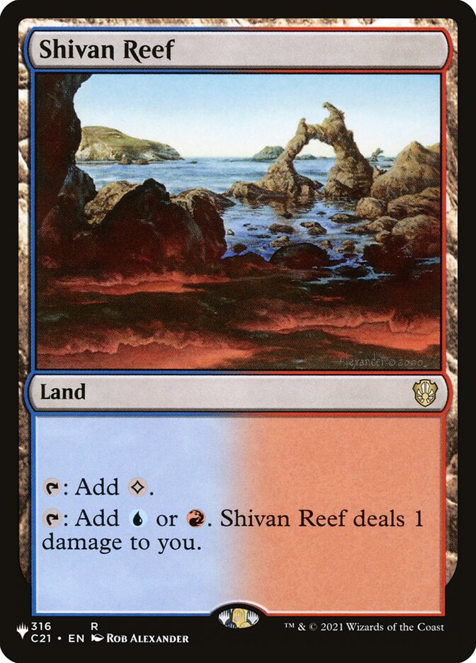 Shivan Reef [Secret Lair: Heads I Win, Tails You Lose] | Good Games Morley