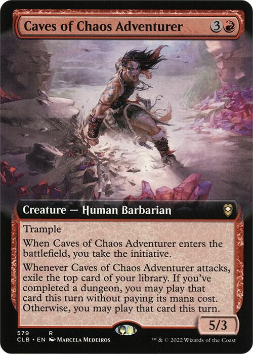 Caves of Chaos Adventurer Extended Art 579 (Commander Legends: Battle for Baldur's Gate)  | Good Games Morley