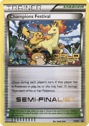 Champions Festival (XY91) (2015 Semi-Finalist) [XY: Black Star Promos] | Good Games Morley