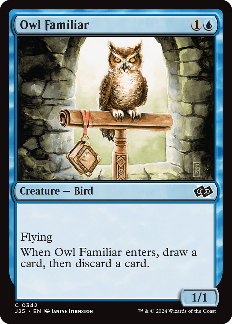 Owl Familiar [Foundations Jumpstart] | Good Games Morley