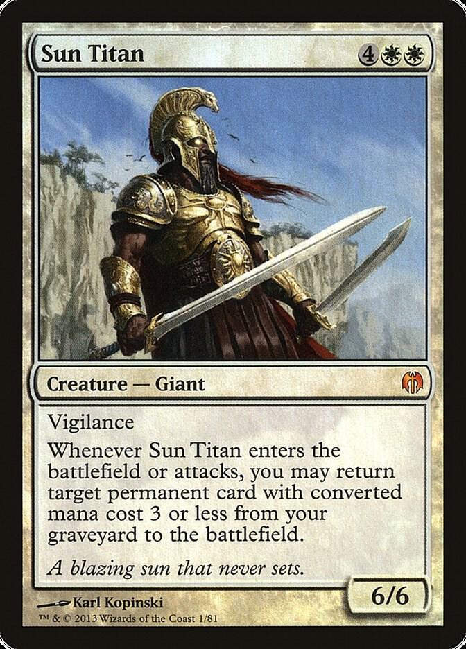 Sun Titan 1 (Duel Decks: Heroes vs. Monsters)  - Foil | Good Games Morley