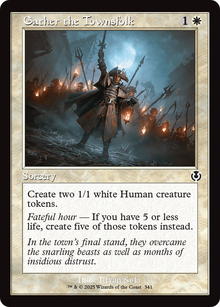 Gather the Townsfolk (Retro Frame) [Innistrad Remastered] | Good Games Morley