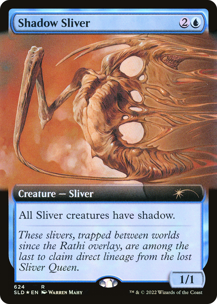 Shadow Sliver (Extended Art) [Secret Lair Drop Promos] | Good Games Morley