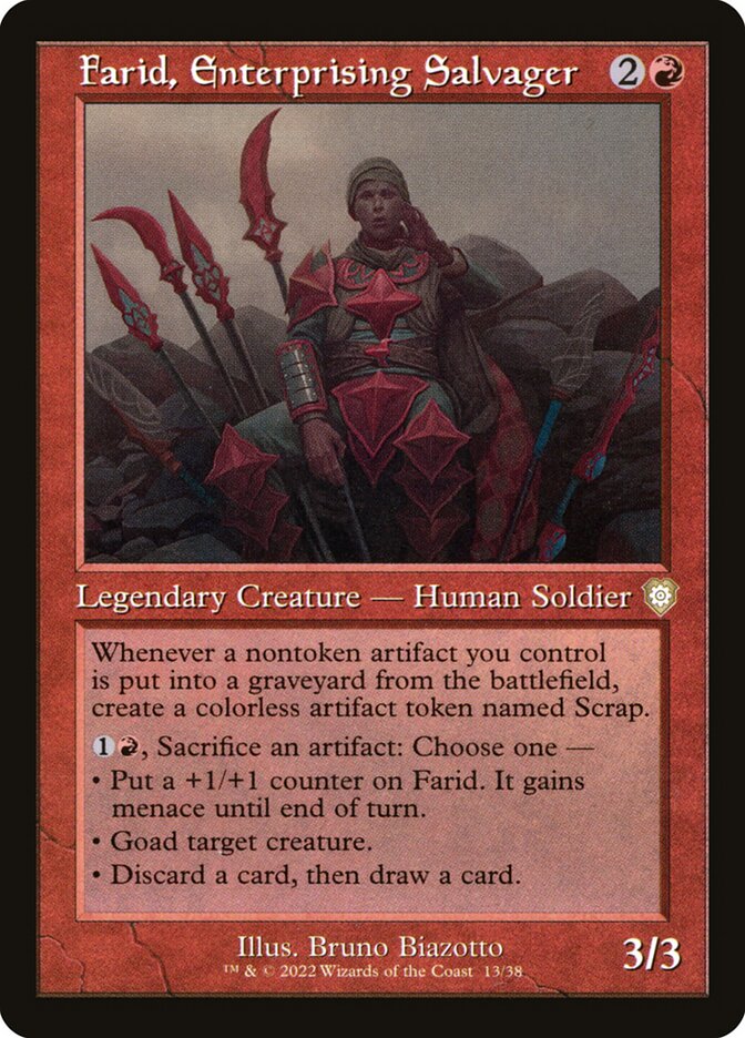 Farid, Enterprising Salvager 13/40 (Commander: The Brothers' War)  | Good Games Morley