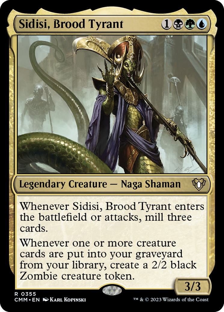 Sidisi, Brood Tyrant [Commander Masters] | Good Games Morley