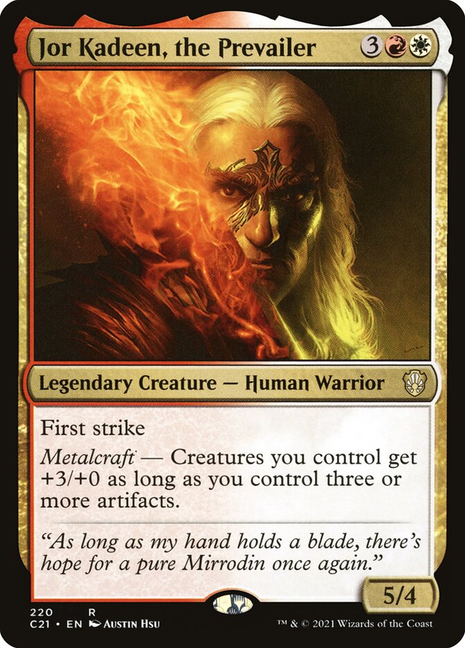 Jor Kadeen the Prevailer 220 (Commander 2021)  | Good Games Morley