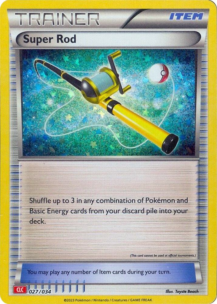 Super Rod CLC 027/034 (Trading Card Game Classic)  - Holofoil | Good Games Morley