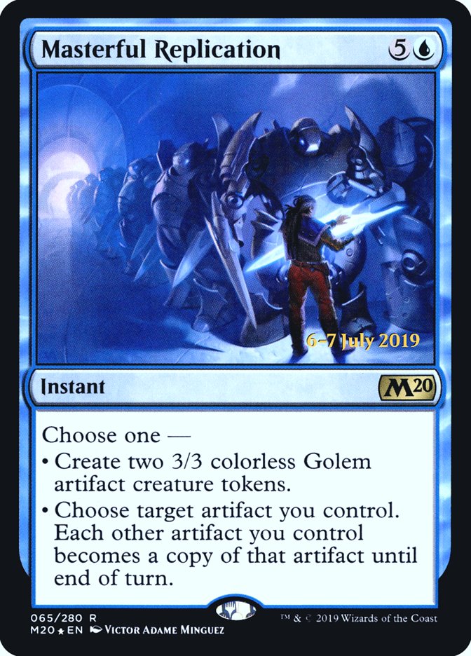 Masterful Replication [Core Set 2020 Prerelease Promos] | Good Games Morley