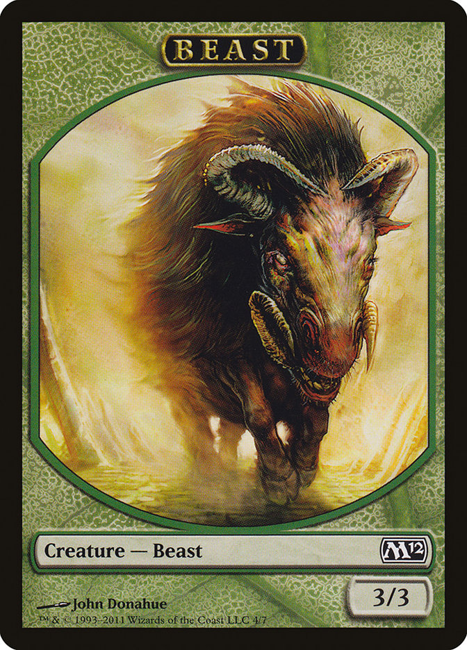 Beast Token [Magic 2012 Tokens] | Good Games Morley