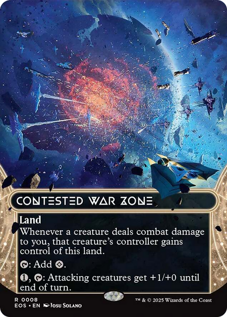 Contested War Zone (0008) (Borderless) [Edge of Eternities: Stellar Sights] | Good Games Morley