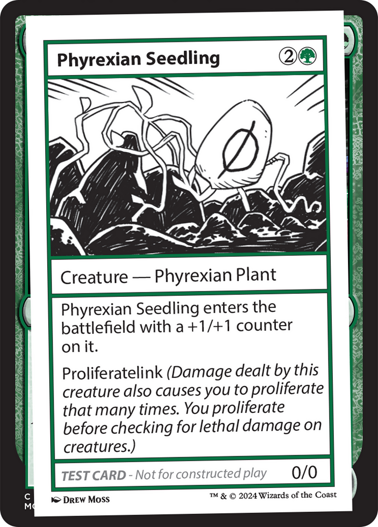 Phyrexian Seedling [Mystery Booster 2 Playtest Cards] | Good Games Morley