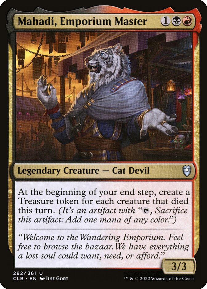Mahadi, Emporium Master 282 (Commander Legends: Battle for Baldur's Gate)  | Good Games Morley