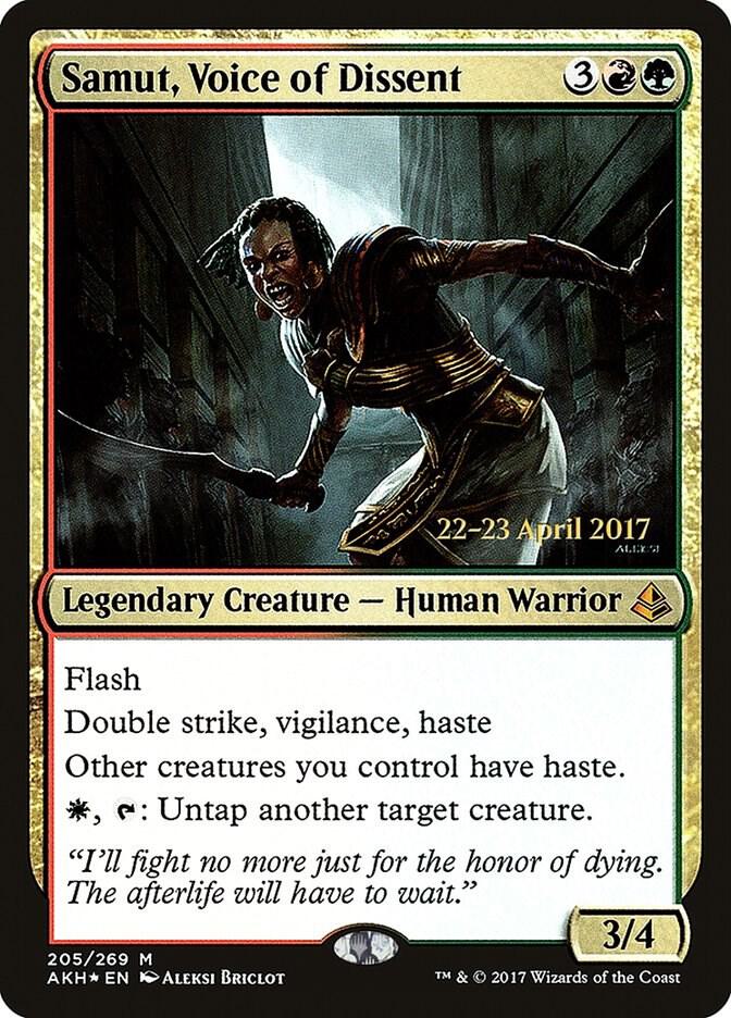 Samut Voice of Dissent 205s/77 (Prerelease Cards)  - Foil | Good Games Morley