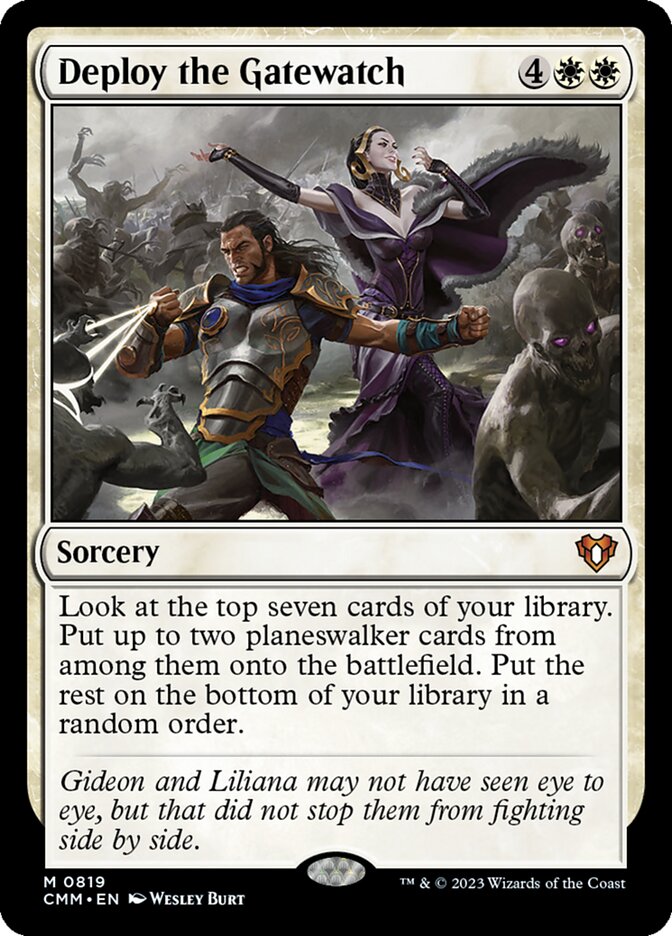 Deploy the Gatewatch 819/451 (Commander Masters)  | Good Games Morley