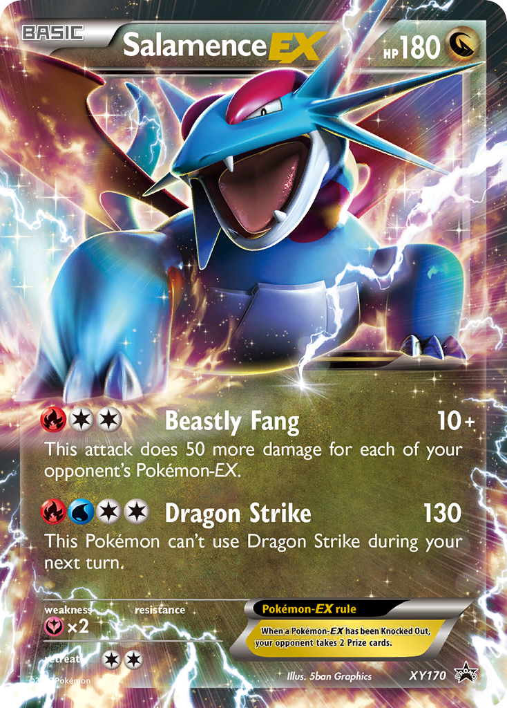 Salamence EX (XY170) [XY: Black Star Promos] | Good Games Morley