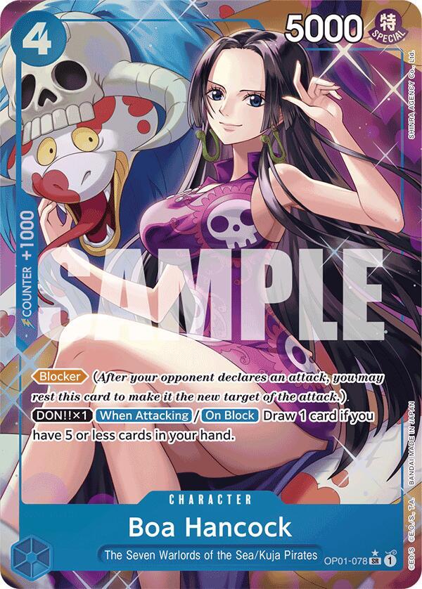 Boa Hancock OP01-078 (Premium Booster -The Best-)  - Alternate Art Foil | Good Games Morley