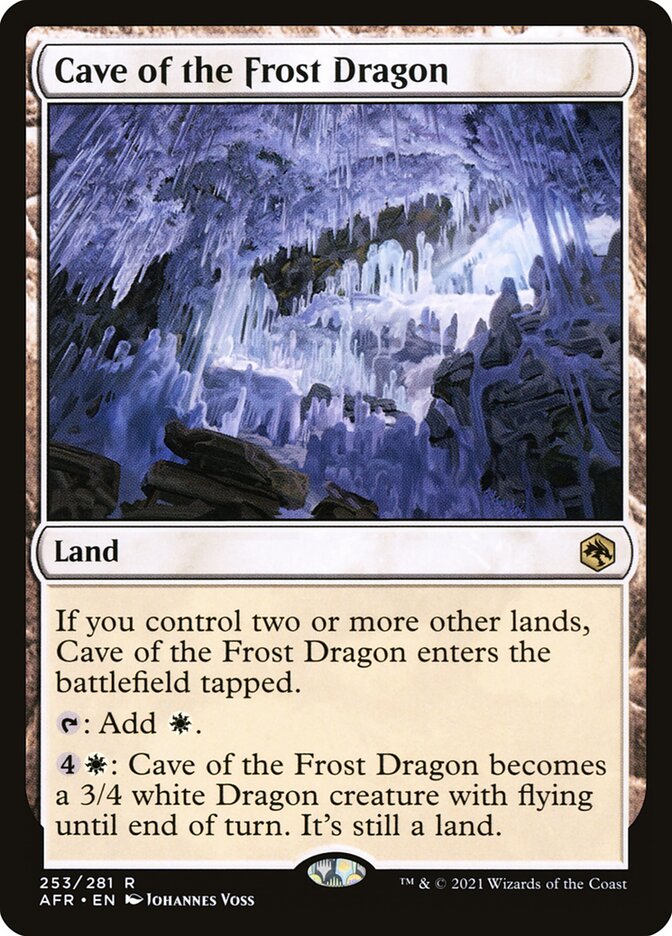 Cave of the Frost Dragon 253 (Adventures in the Forgotten Realms)  - Foil | Good Games Morley