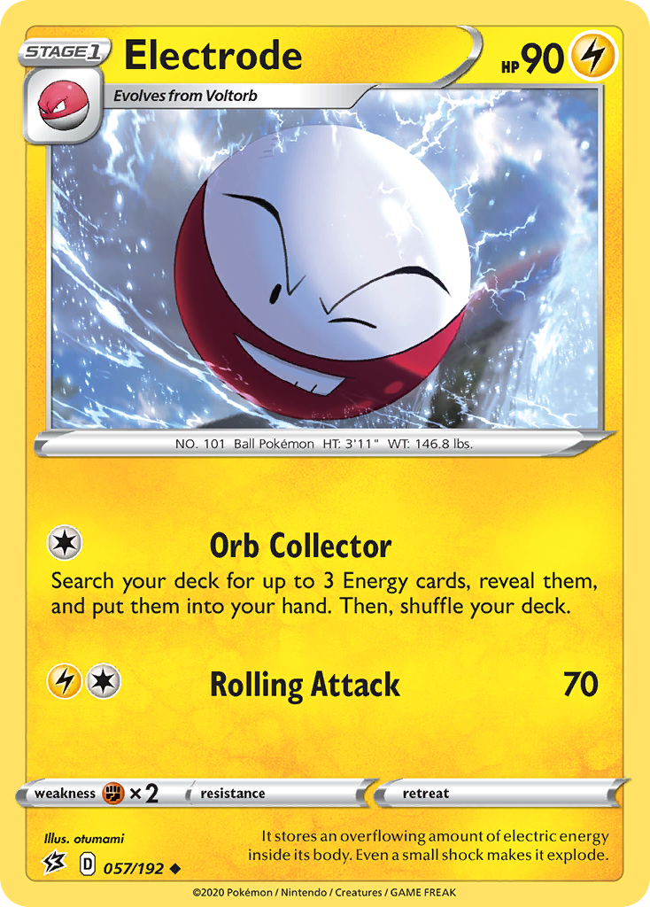 Electrode (057/192) [Sword & Shield: Rebel Clash] | Good Games Morley