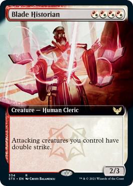 Blade Historian Extended Art 334 (Strixhaven: School of Mages)  - Foil | Good Games Morley