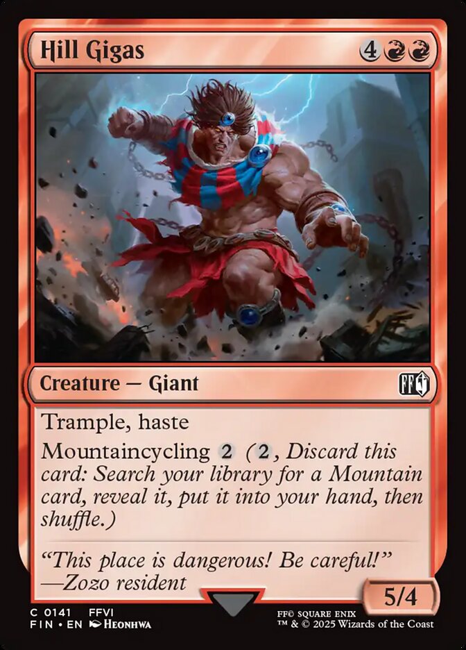 Hill Gigas 141/309 (FINAL FANTASY)  - Foil | Good Games Morley