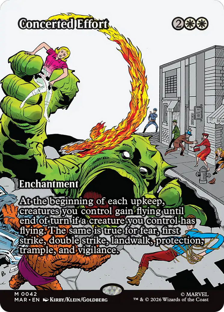Concerted Effort (Borderless) [Marvel Universe: Eternal-Legal] | Good Games Morley