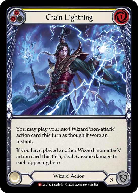 Chain Lightning [CRU162] (Crucible of War)  1st Edition Normal | Good Games Morley