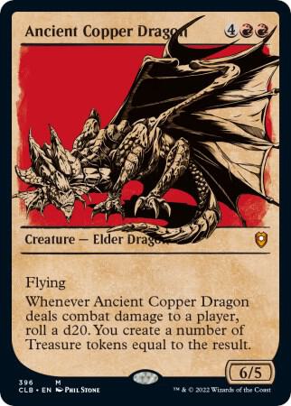 Ancient Copper Dragon Showcase 396 (Commander Legends: Battle for Baldur's Gate)  - Foil | Good Games Morley