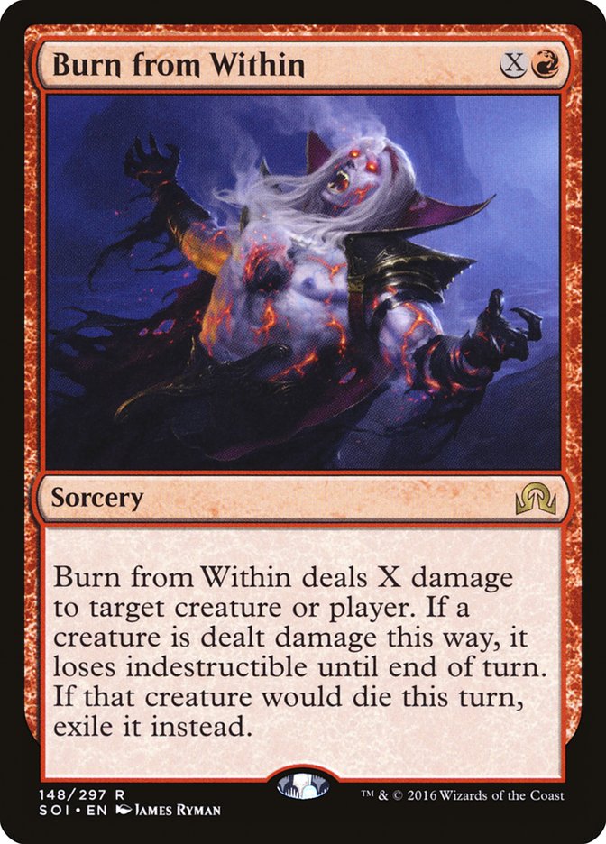 Burn from Within 148/297 (Shadows over Innistrad)  | Good Games Morley