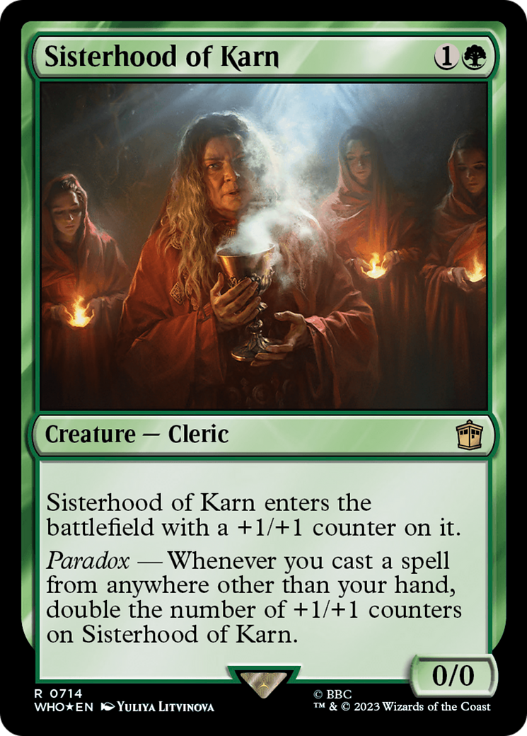 Sisterhood of Karn (Surge Foil) [Doctor Who] | Good Games Morley