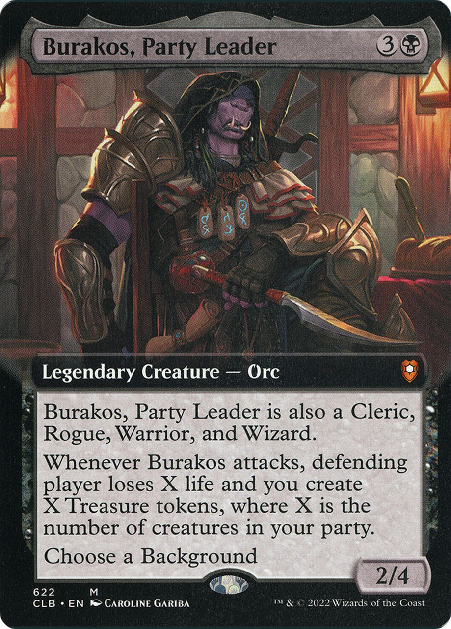 Burakos, Party Leader (Extended Art) [Commander Legends: Battle for Baldur's Gate] | Good Games Morley