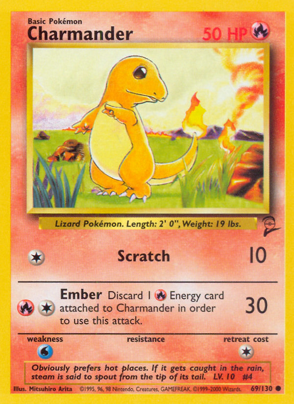Charmander (69/130) [Base Set 2] | Good Games Morley
