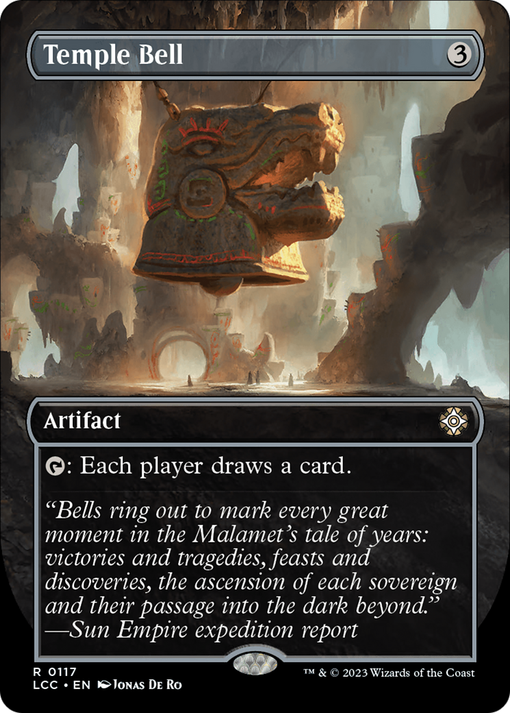 Temple Bell (Borderless) [The Lost Caverns of Ixalan Commander] | Good Games Morley