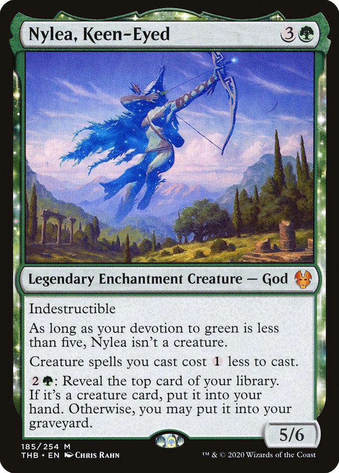 Nylea, Keen-Eyed 185/254 (Theros Beyond Death)  - Foil | Good Games Morley