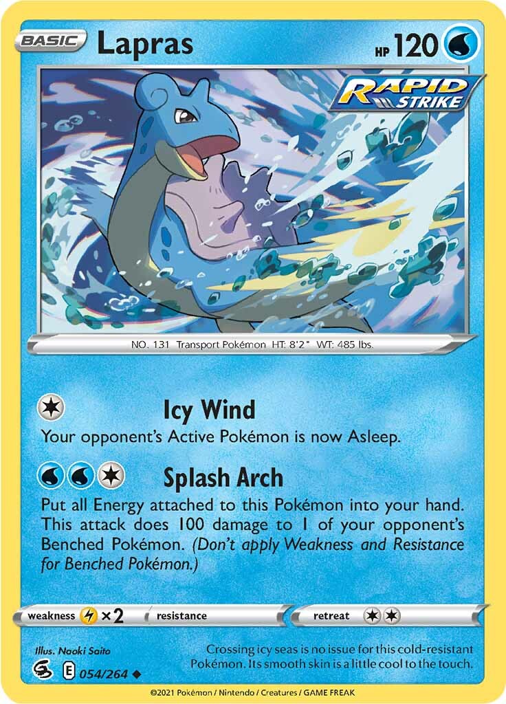 Lapras (054/264) [Sword & Shield: Fusion Strike] | Good Games Morley
