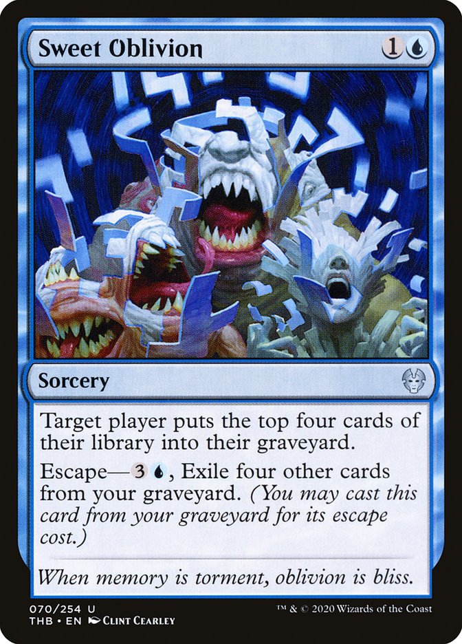 Sweet Oblivion 70/254 (Theros Beyond Death)  - Foil | Good Games Morley
